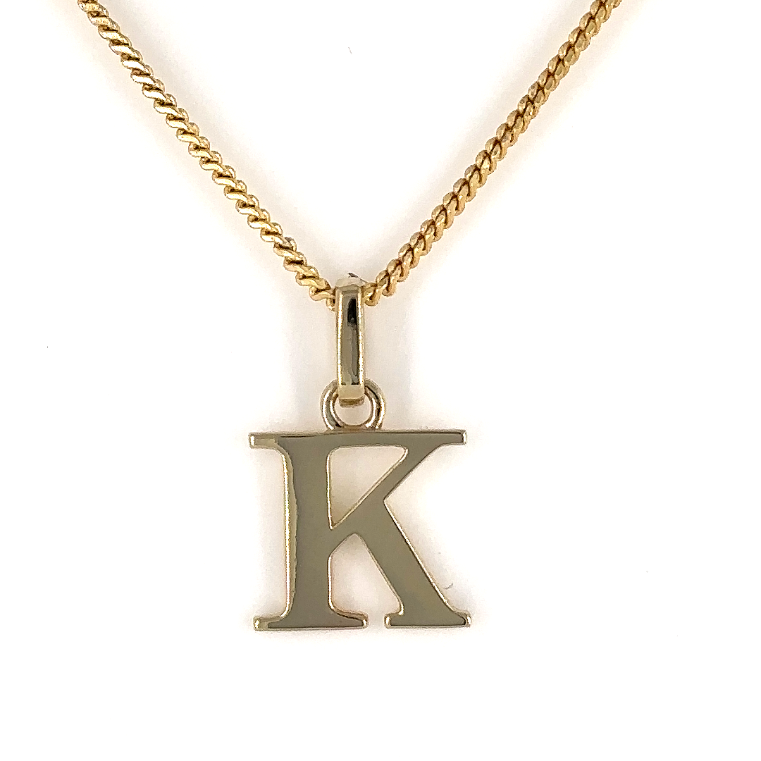 Customized alphabet designed pendant