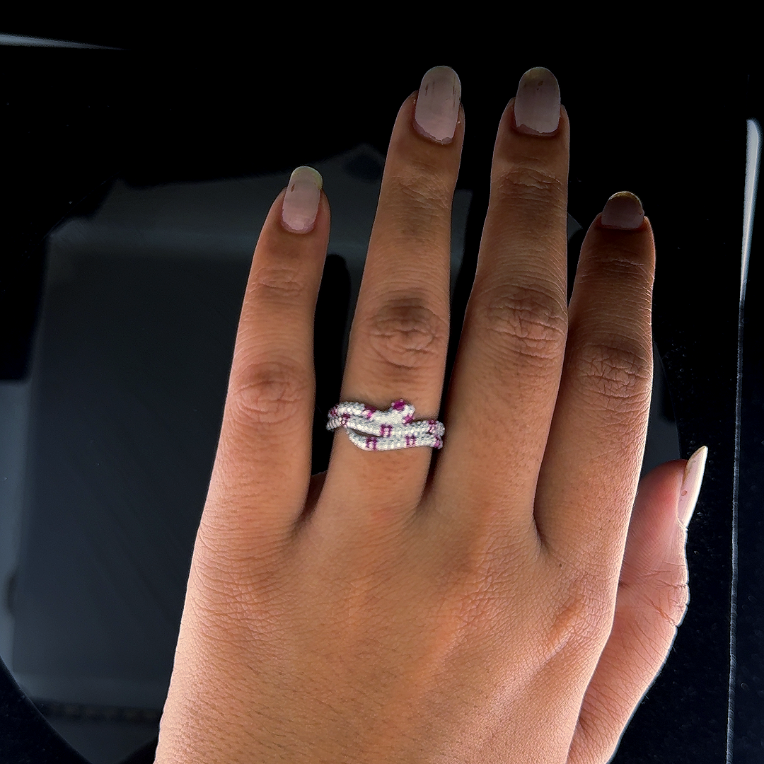 Stylish snake designed ring - Image 9