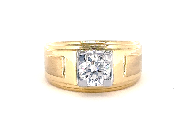 Exquisite Round studded men's ring