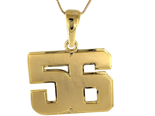 Customized number pendant