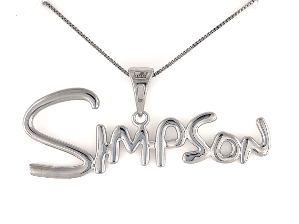 Customized unique name pendant