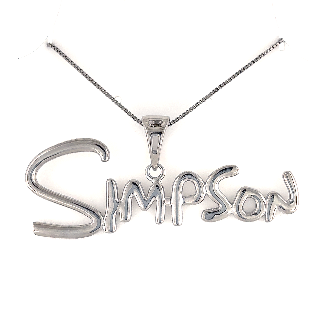Customized unique name pendant