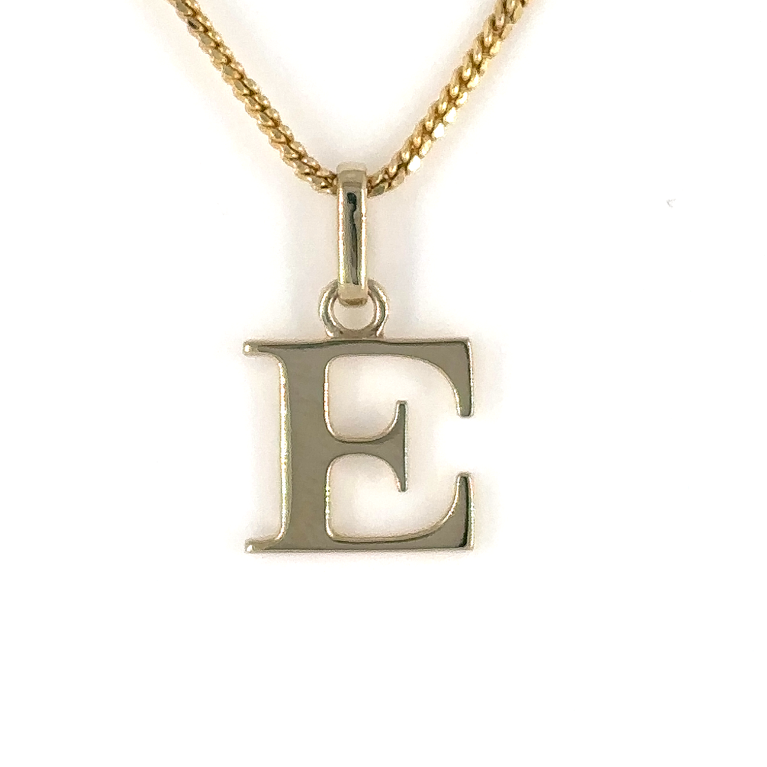 Customized 'E' alphabet designed pendant - Image 2