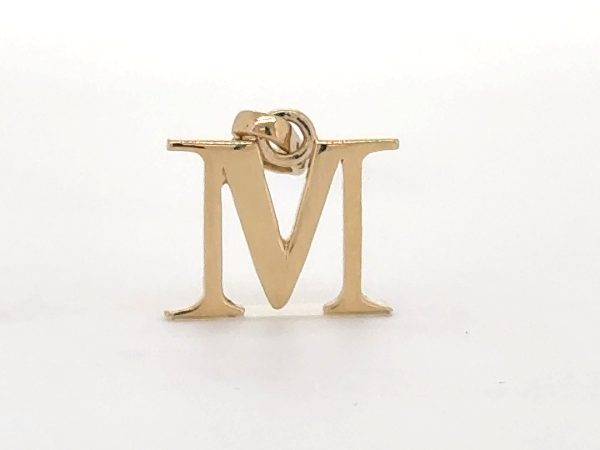 Customized 'M' alphabet designed pendant